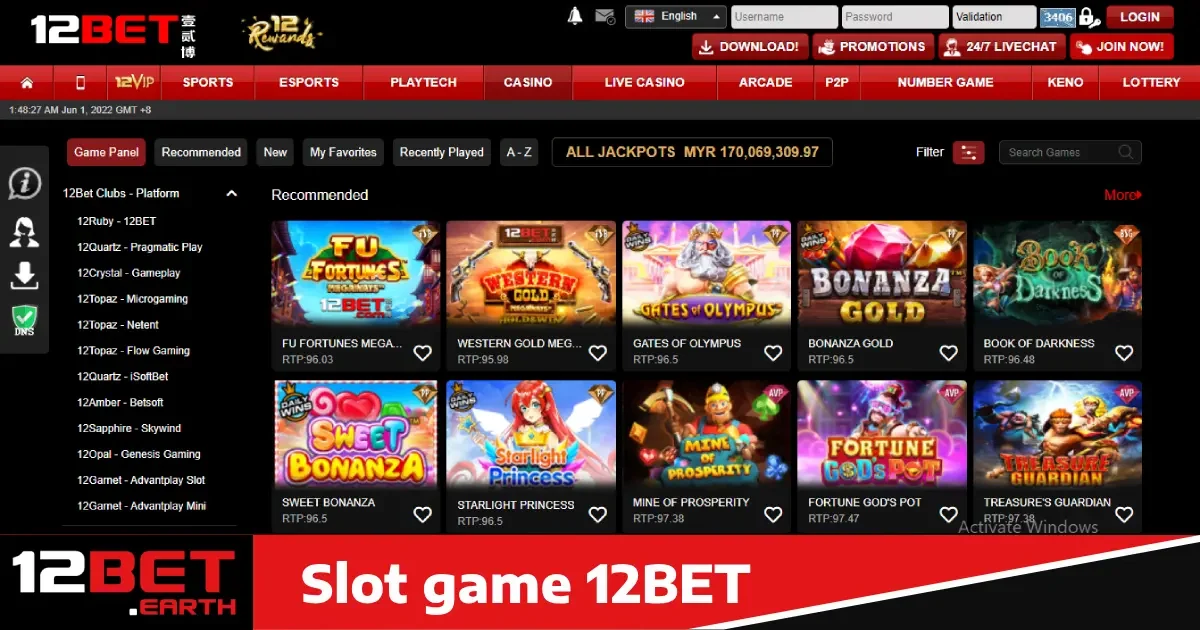 Slot Game 12bet 3 Các loại Slot Game nổi bật tại 12bet